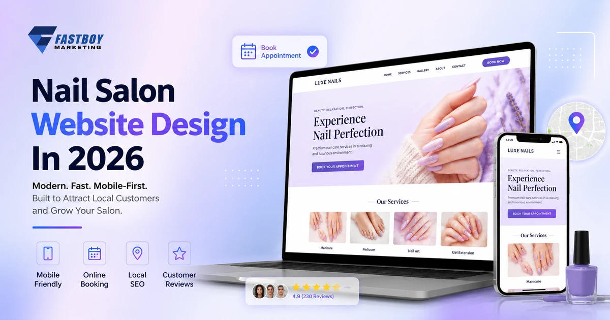 Nail salon website design trends in 2026