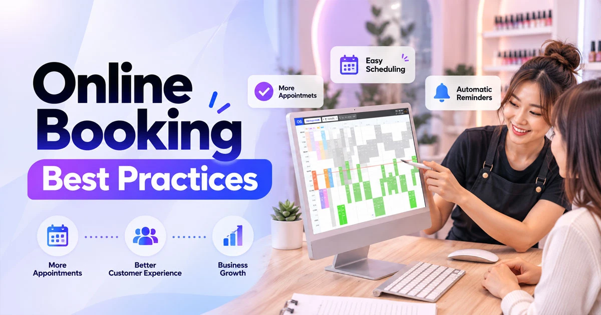 Online booking best practices for nail salons and small businesses