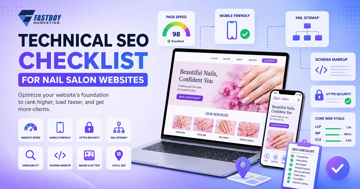 Technical SEO checklist for nail salon websites