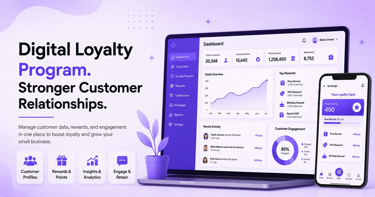 Digital loyalty program helps small businesses manage customer engagement