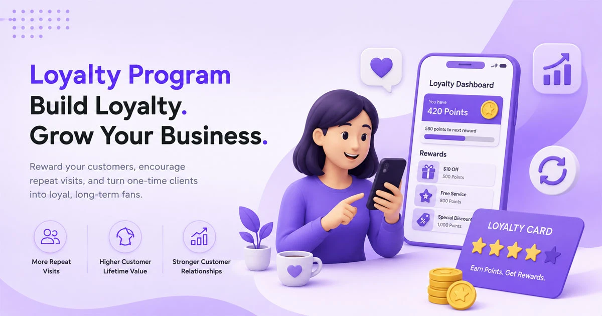 Loyalty program helps small businesses increase customer retention and repeat purchases