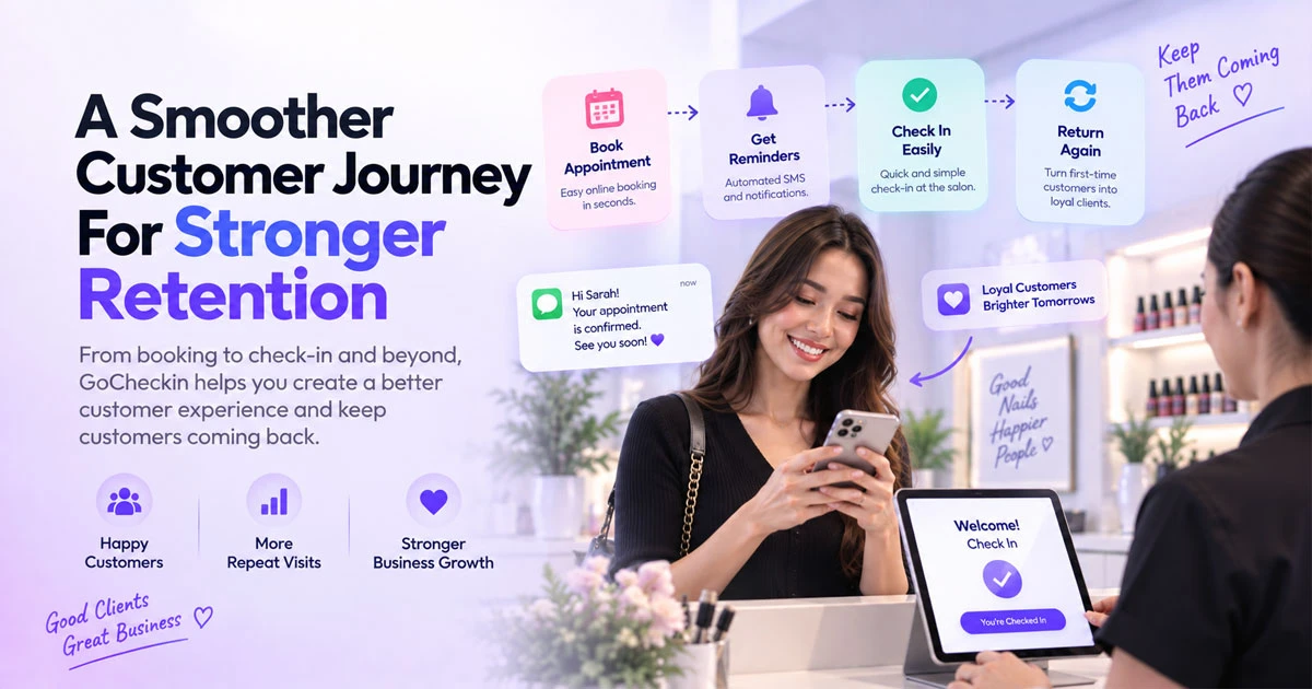 GoCheckIn customer check-in and booking experience for customer retention