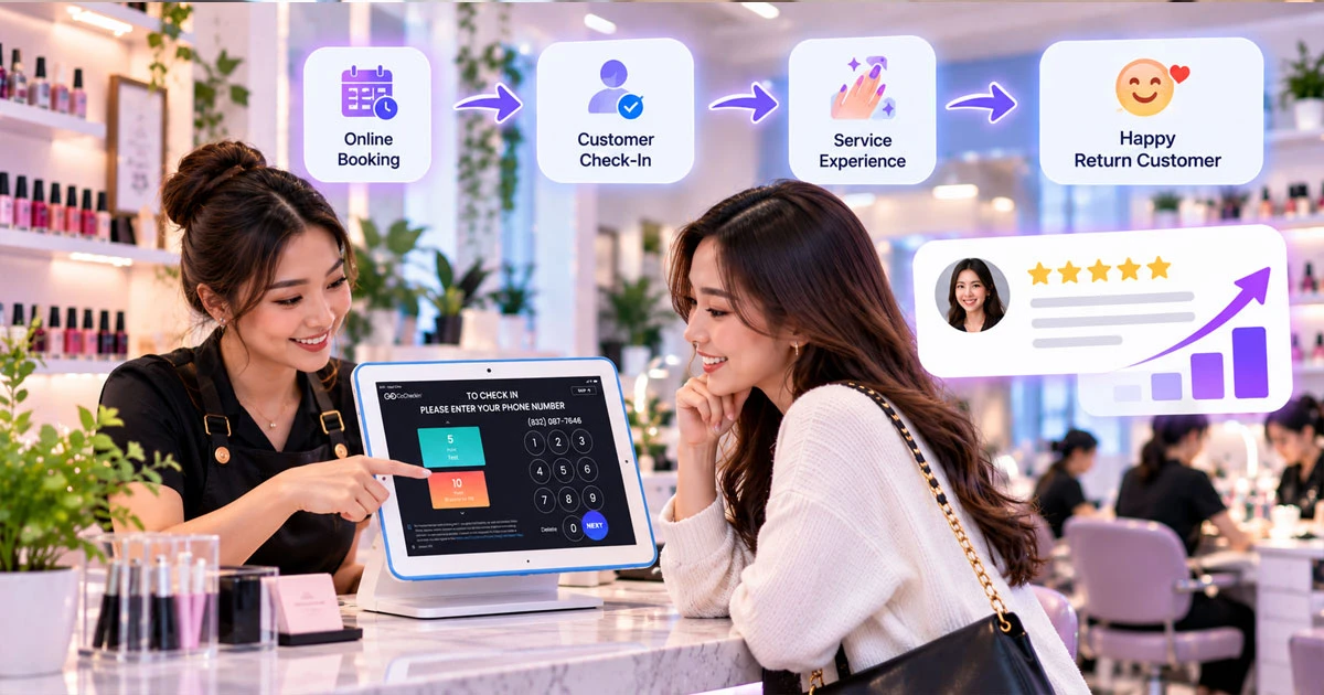 GoCheckIn customer experience and check-in management for local businesses